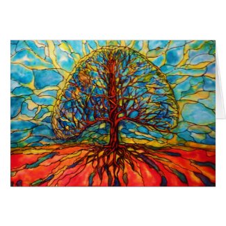 ArtByRae - Tree of Life Postcard card