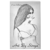 ArtBySonya Prints Collection Wall Calendar