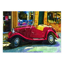 Artcard ACEO Sweet Ride Antique Classic Car Business Card