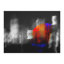 Arte abstracto de la ciudad extraña por Jensen Mer Impresión En Lona Estirada