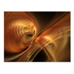 Arte abstracto del fractal de Sáhara Tarjeta Postal