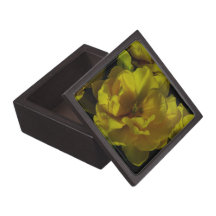 Arte amarillo del tulipán cajas de regalo de calidad