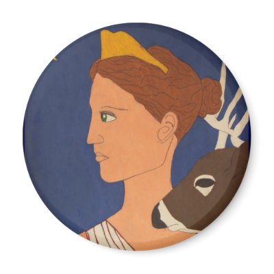 Artemis Refrigerator Magnets by RankinOriginals