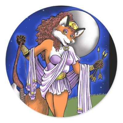 Artemis Greek Goddess Cartoon. the Greek goddess Artemis.