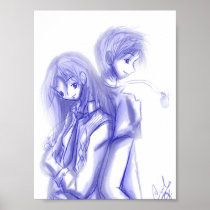 Artemisia and Brian Print