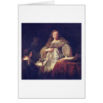 Artemisia By Rembrandt Harmenszoon Van Rijn Card