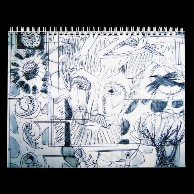 arteology sketches from 1995 calendar by arteology