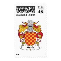 Artes Family Crest postage by coatsofarms Artes Family Crest postage