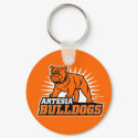 Artesia Bulldogs Logo Keychain by skyriderdesigns Artesia Bulldogs Logo Keychain