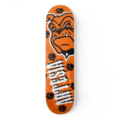 Artesia Bulldogs Skateboard by skyriderdesigns