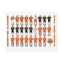 Artesia Bulldogs State Uniforms Postcard