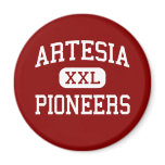 Artesia - Pioneers - High - Lakewood California Fridge Magnet