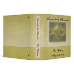 Artful Detail Peacock Feather Binder