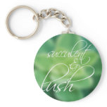 Artful Succulent Garden Keychain