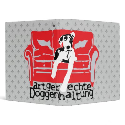 Artgerechte Doggenhaltung 3 Ring Binders by doggenhaus