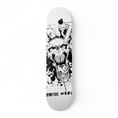 Arthead Deck Skateboard by LuvataciousSkull