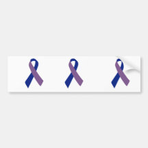 arthritis awareness blue ribbon bumper sticker