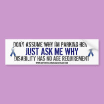 Arthritis Awareness bumper sticker bumper stickers