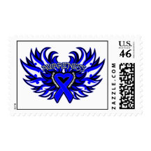 Arthritis Awareness Heart Wings Postage Stamps