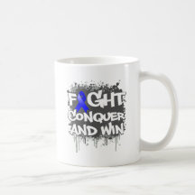 Arthritis Fight Conquer and Win Mugs