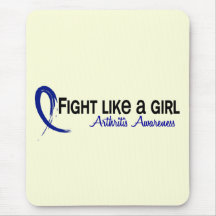 Arthritis Fight Like A Girl 6.3 Mouse Pad