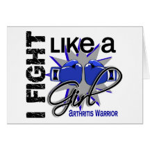 Arthritis I Fight Like A Girl 13.2 Card
