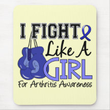 Arthritis I Fight Like A Girl 15.5 Mousepads
