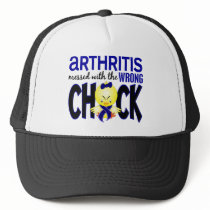 Arthritis Messed With The Wrong Chick Trucker Hats