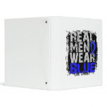 Arthritis Real Men Wear Blue 3 Ring Binder