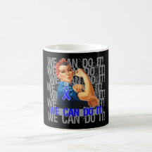 Arthritis Rosie WE CAN DO IT Mugs