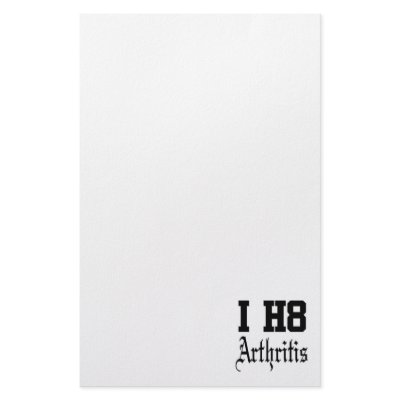 arthritis custom stationery by ih8designs