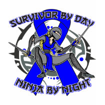 Arthritis Survivor By Day Ninja By Night Tee Shirt