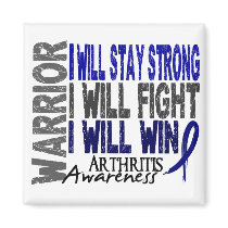 Arthritis Warrior Fridge Magnets