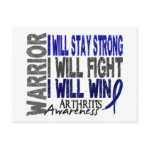 Arthritis Warrior Postcard