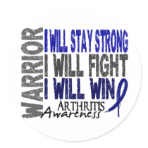 Arthritis Warrior Stickers
