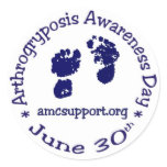 Arthrogryposis Awareness Day * June 30* Sticker stickers