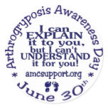 Arthrogryposis Awareness Day Sticker