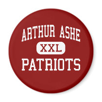 Arthur Ashe - Patriots - Middle - Fort Lauderdale magnets by customteamsportswear Arthur Ashe - Patriots - Middle - Fort Lauderdale magnets