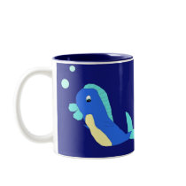 Arthur--Blue Background Mug by serenity_ii Arthur--Blue Background Mug