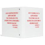 arthur c clarke quote binders
