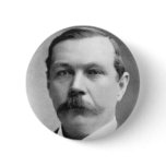Arthur Conan Doyle Photo Pinback Buttons