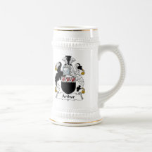 Arthur Family Crest Coffee Mugs