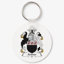 Arthur Family Crest keychains by coatsofarms Arthur Family Crest keychains