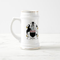 Arthur Family Crest mugs