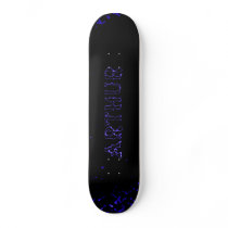 arthur lightning stars custom skateboard deck