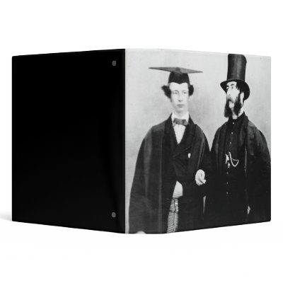 Arthur Munby and his father, c.1851 3 Ring Binder by bridgemanart