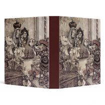 Arthur Rackham Alice In Wonderland 3 Ring Binder