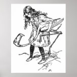 Arthur Rackham Alice In Wonderland Poster