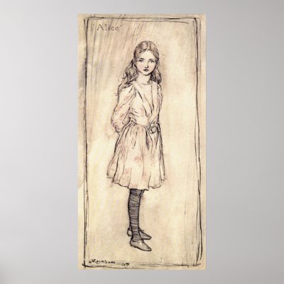 Arthur Rackham Alice In Wonderland Print by original_poster