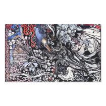 Arthur Rackham Irish Fayry tales Illustration Rectangle Stickers